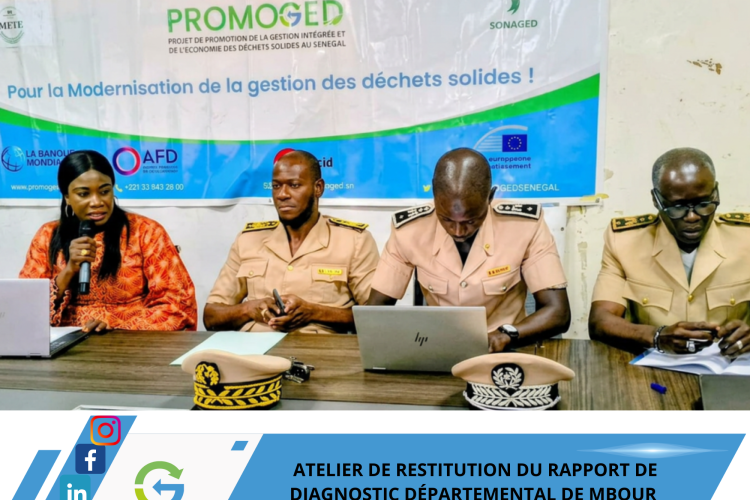 le processus d’accompagnement des communes polarisées par le Centre Intégré de Valorisation des Déchets (CIVD) de Sandiara et le Centre de Tri et de Transfert (CTT) de Malicounda,