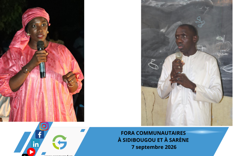 FORA COMMUNAUTAIRE SIFIBOUGOU ET SARENE