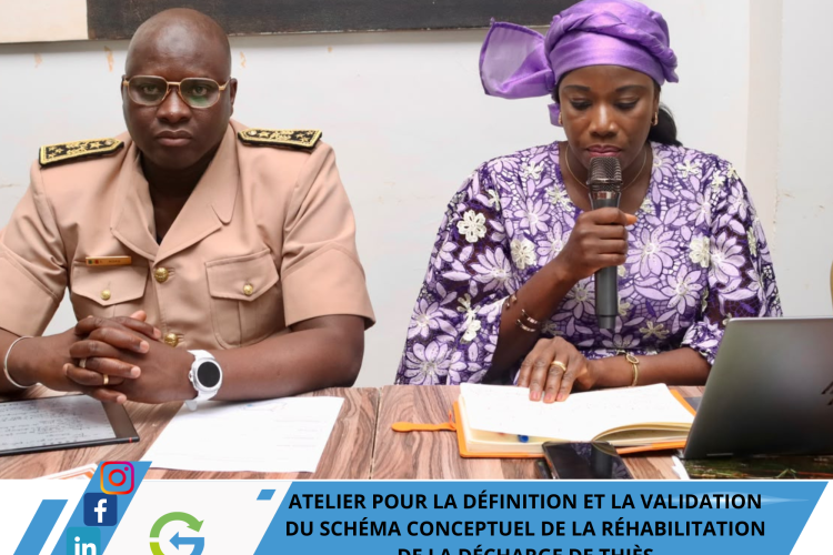 Atelier de présentation du schéma de réhabilitation de la décharge de Thiès