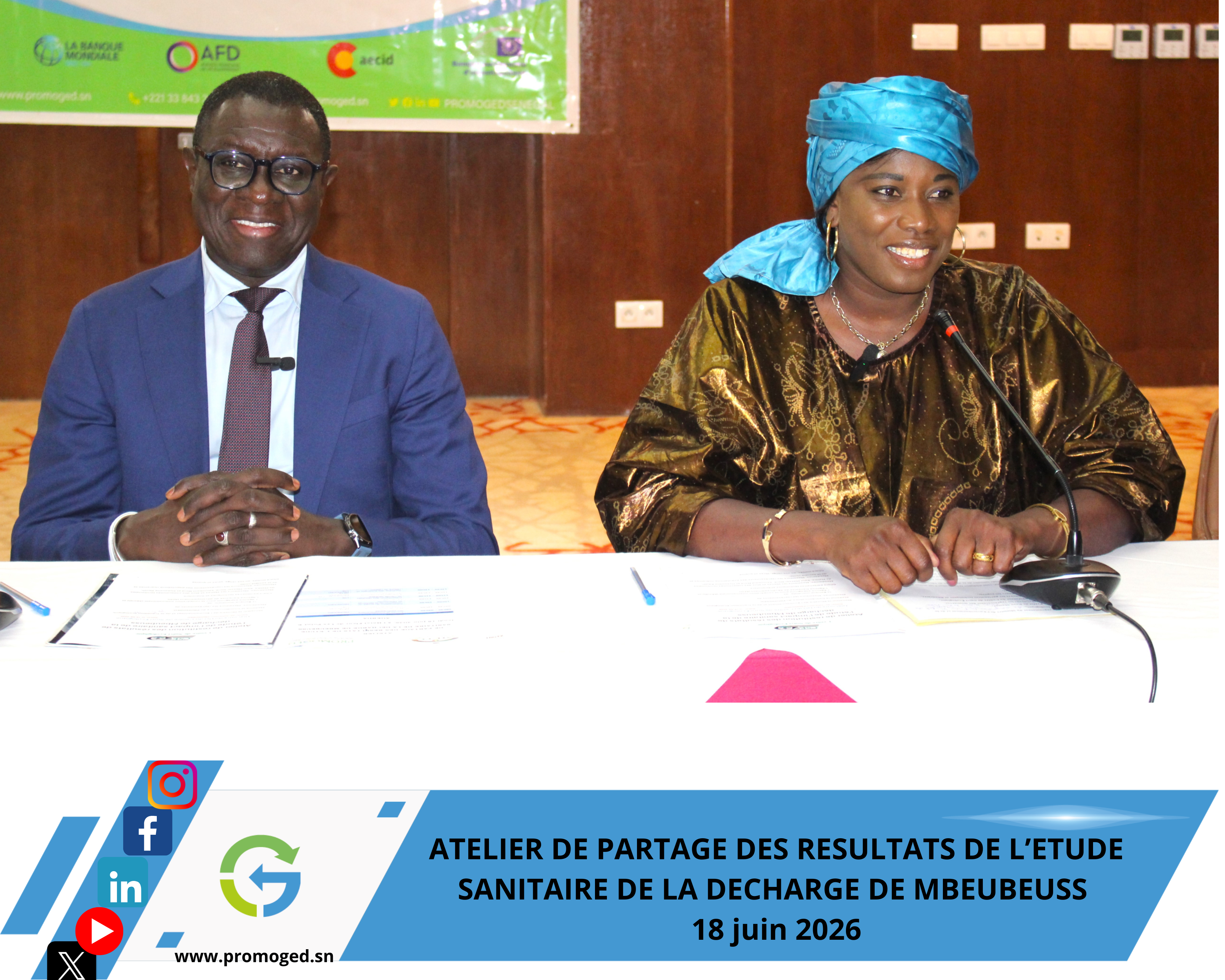 ATELIER DE PARTAGE DES RESULTATS DE L’ETUDE SANITAIRE DE LA DECHARGE DE MBEUBEUSS