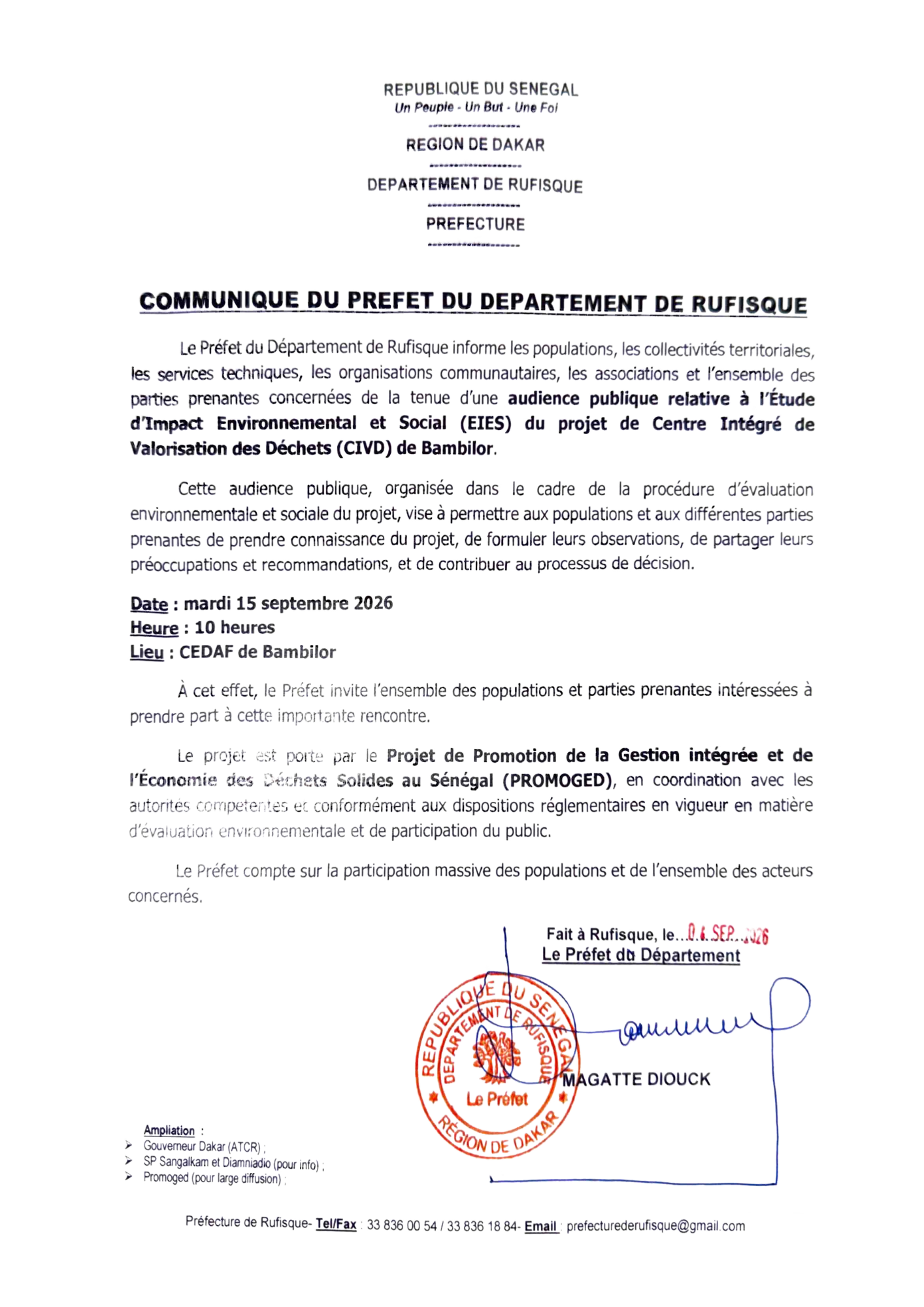 Couniqué